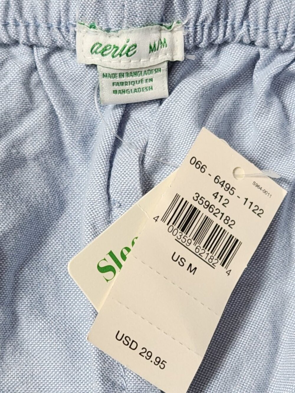AERIE Pajama Sleep Shorts Blue Star - Medium - NEW NWT - Picture 4 of 4